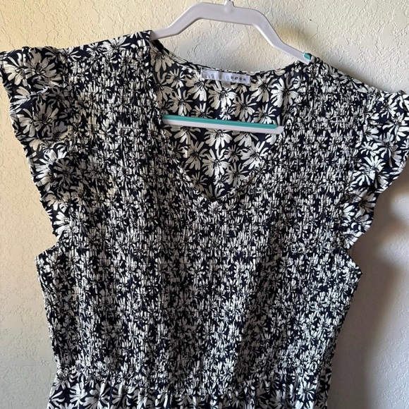 Baltic Born Navy and White Floral Dress - Picture 1 of 4